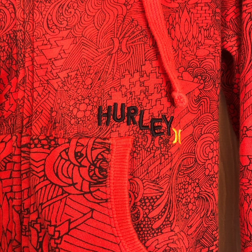Hurley Red Hoodie